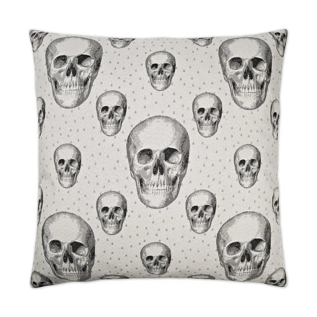 Skalle Off-White Throw Pillow With Insert