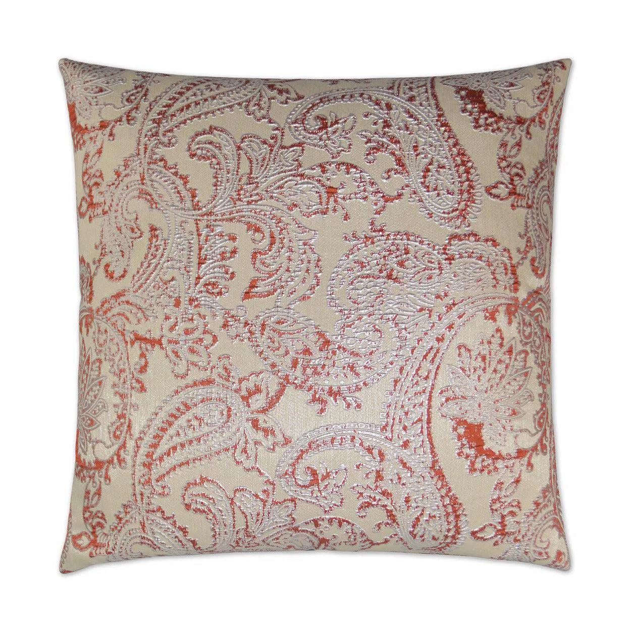 Tango Red Throw Pillow With Insert