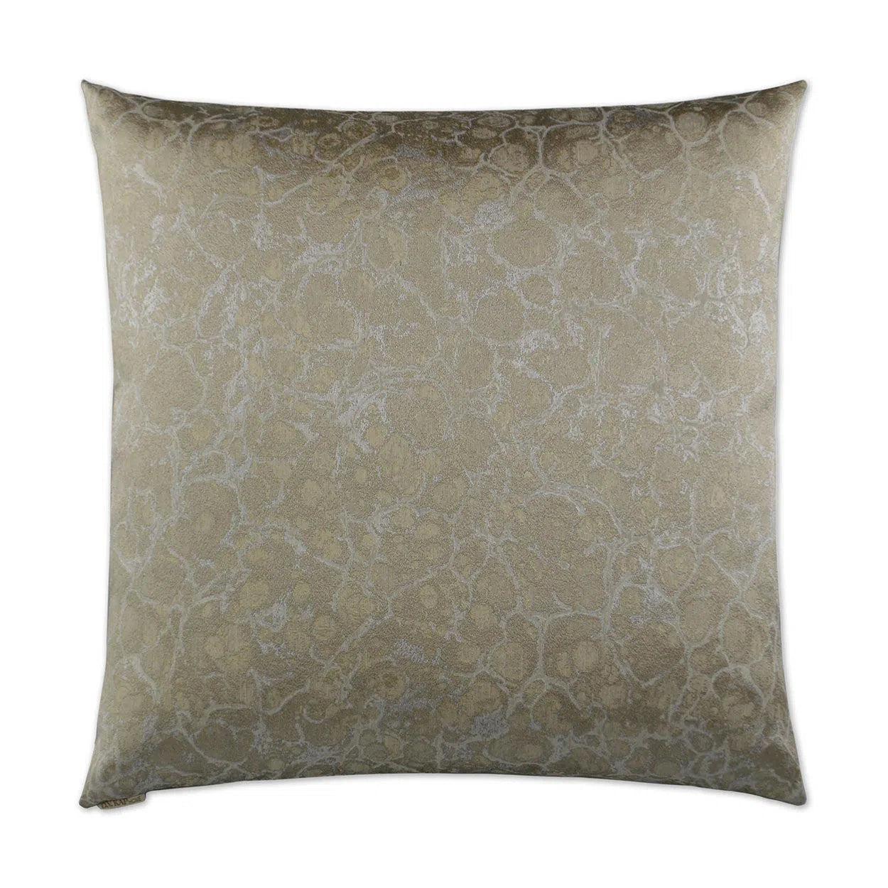 Terrazzo Pearl Brown Throw Pillow With Insert