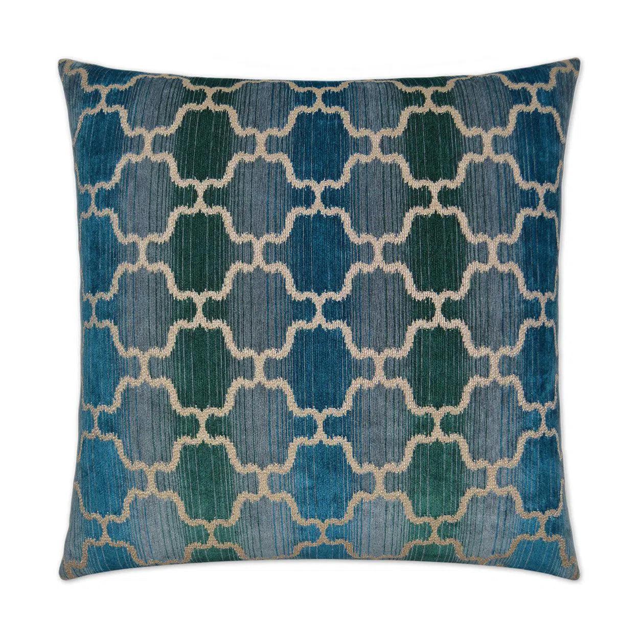 Vendura Blue Blue Throw Pillow With Insert