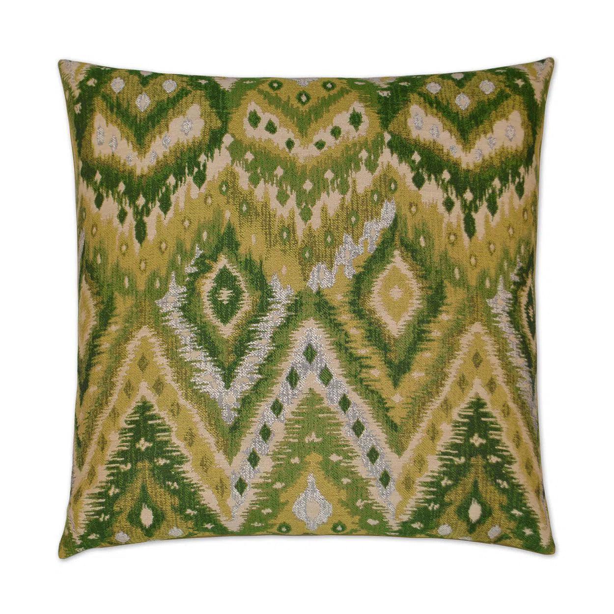 Zahara Grass Green Throw Pillow With Insert